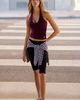 Astoria Activewear Scoop Neck Halter Tank Top - 2