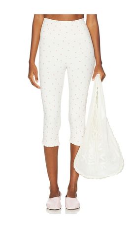Astoria Astoria Ruffle High Rise Capri Legging
