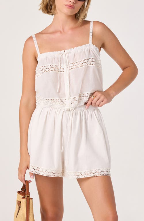 ASTR the Label ASTR the Label Abrielle Embroidered Detail Cotton Top