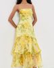 ASTR the Label ASTR the Label Alison Dress Yellow Floral - 2