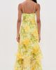 ASTR the Label ASTR the Label Alison Dress Yellow Floral - 3