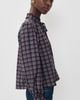 ASTR the Label ASTR the Label Alyssa Ruffle Collar Top Eggplant Plaid - 4