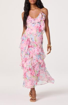 ASTR the Label ASTR the Label Amiya Ruffle Maxi Dress