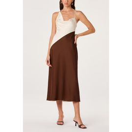 ASTR the Label ASTR the Label Amiyah Colorblocked Midi Dress