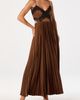ASTR the Label ASTR the Label Andy Pleated Lace Detail Maxi Dress - 1