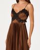 ASTR the Label ASTR the Label Andy Pleated Lace Detail Maxi Dress - 4