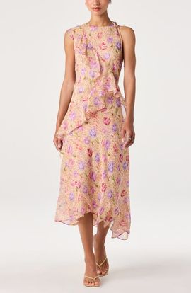 ASTR the Label ASTR the Label Angel Ruffle Midi Dress
