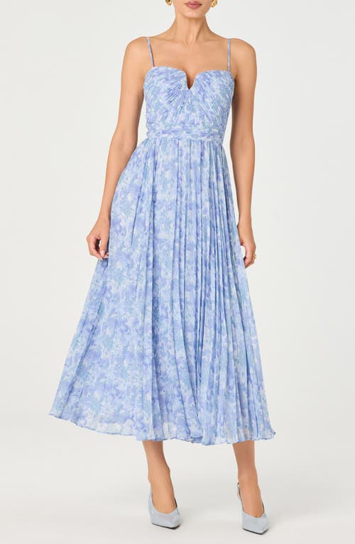 ASTR the Label ASTR the Label Bayley Floral Pleated Midi Dress
