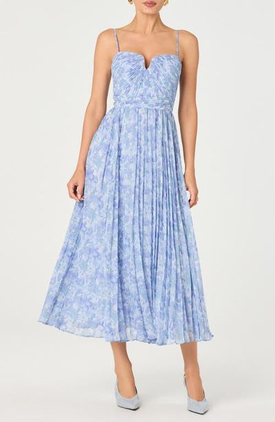 ASTR the Label ASTR the Label Bayley Floral Pleated Midi Dress