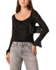 Astr The Label Astr the Label Belsie Scoop Neck Side Ruched Top - 1