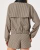 ASTR the Label ASTR the Label Billie Gingham Jacket with Faux Leather Collar - 2