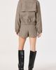ASTR the Label ASTR the Label Billie Gingham Jacket with Faux Leather Collar - 3