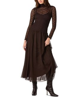 Astr The Label Astr the Label Camila Mixed Media Maxi Dress