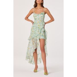 ASTR the Label ASTR the Label Candace Floral High Low Dress