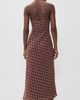 ASTR the Label ASTR the Label Carin Dress Wine Plaid - 3