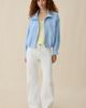 ASTR The Label ASTR The Label Cooper Oversized Bomber Jacket in Blue Plaid, Women's at Urban Outfitters - 5