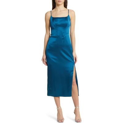 ASTR the Label ASTR the Label Corset Satin Dress