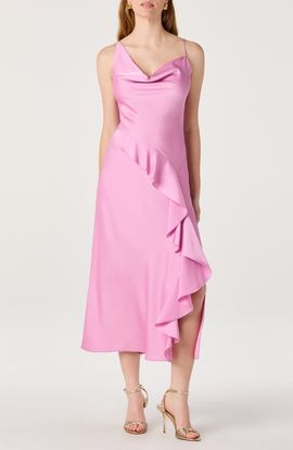ASTR the Label ASTR the Label Dymond Satin Midi Dress