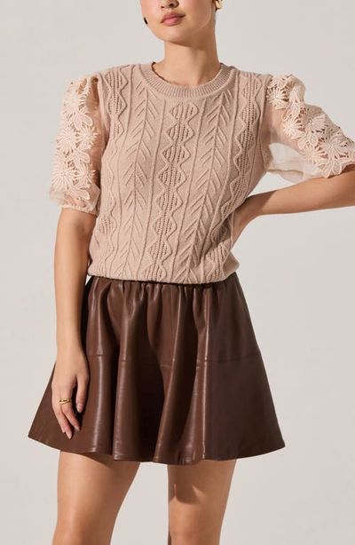 ASTR the Label ASTR the Label Elzie Mixed Media Sweater