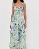 ASTR the Label ASTR the Label Emese Dress Green Blue Floral - 2
