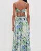 ASTR the Label ASTR the Label Emese Dress Green Blue Floral - 3