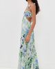 ASTR the Label ASTR the Label Emese Dress Green Blue Floral - 4