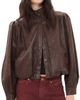 ASTR the Label ASTR the Label Estero Faux Leather Jacket Brown - 1