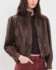 ASTR the Label ASTR the Label Estero Faux Leather Jacket Brown - 2