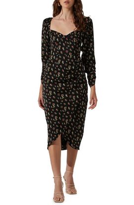 ASTR the Label ASTR the Label Floral Print Long Sleeve Dress