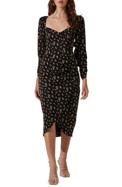 ASTR the Label ASTR the Label Floral Print Long Sleeve Dress