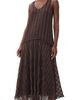 ASTR the Label ASTR the Label Halo Dress Brown Plaid - 1