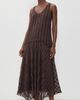 ASTR the Label ASTR the Label Halo Dress Brown Plaid - 2
