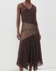 ASTR the Label ASTR the Label Halo Dress Brown Plaid - 5