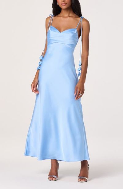 ASTR the Label ASTR the Label Hera Satin A-Line Dress