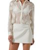 ASTR the Label ASTR the Label Ioannis Floral Appliqué Button-Up Shirt - 1
