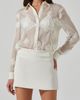 ASTR the Label ASTR the Label Ioannis Floral Appliqué Button-Up Shirt - 3
