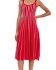 ASTR the Label ASTR the Label Irecia Knit Dress Red Stripe - 1