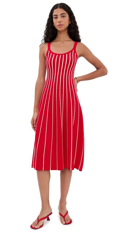 ASTR the Label ASTR the Label Irecia Knit Dress Red Stripe