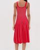 ASTR the Label ASTR the Label Irecia Knit Dress Red Stripe - 3