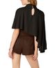 Astr The Label Astr the Label Jailene Asymmetric Hem Poncho Top - 3