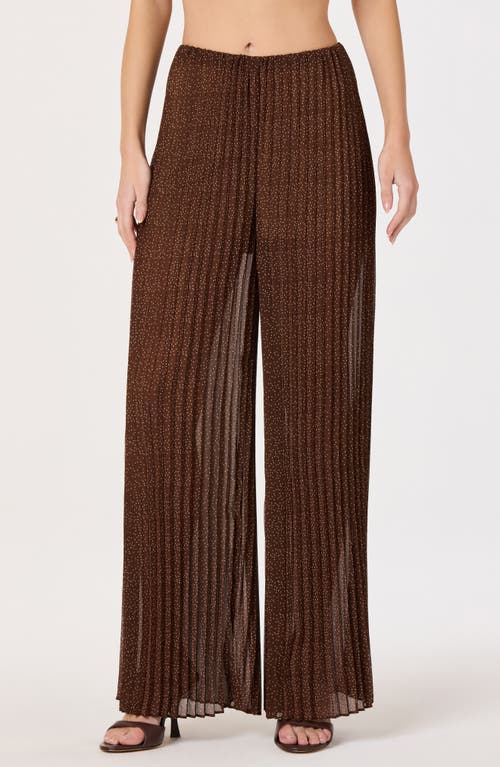 ASTR the Label ASTR the Label Janesa Plissé Wide Leg Pants