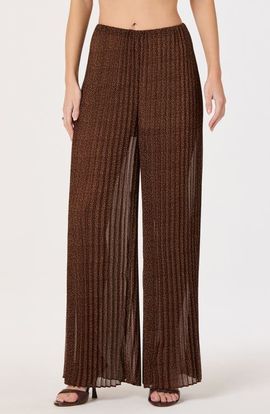ASTR the Label ASTR the Label Janesa Plissé Wide Leg Pants