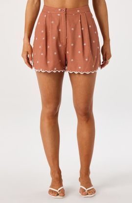 ASTR the Label ASTR the Label Justina Embroidered Shorts