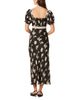 Astr The Label Astr the Label Kim Crochet Trim Square Neck Dress - 4