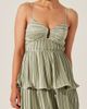 ASTR the Label ASTR the Label Lupin Plissé Sleeveles Tiered Maxi Dress - 3
