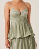ASTR the Label ASTR the Label Lupin Plissé Sleeveles Tiered Maxi Dress - 4
