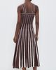 ASTR the Label ASTR the Label Marlen Dress Brown Cream - 3