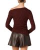 Astr The Label Astr the Label Miah Asymmetric Neck Top - 3