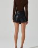 ASTR the Label ASTR the Label Neriah Twist Faux Leather Miniskort - 4