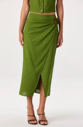 ASTR the Label ASTR the Label Onyx Midi Skirt